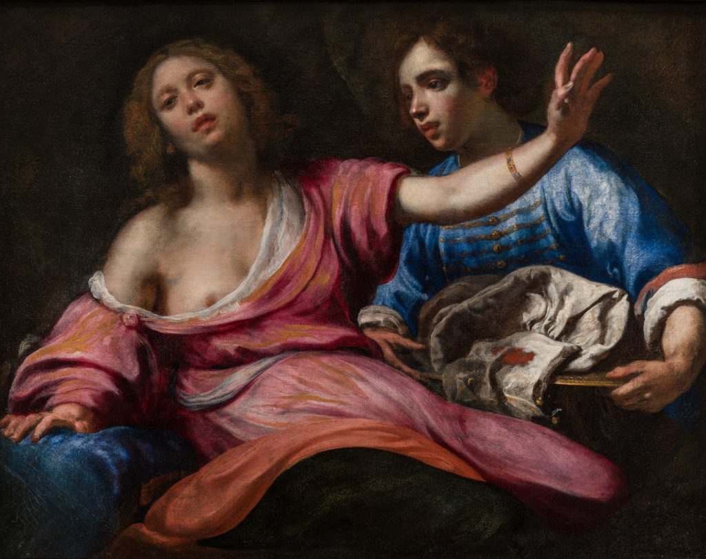 FELICE FICHERELLI, Giulia riceve la veste insanguinata di Pompeo, 1655 circa, Collezioni Intesa Sanpaolo