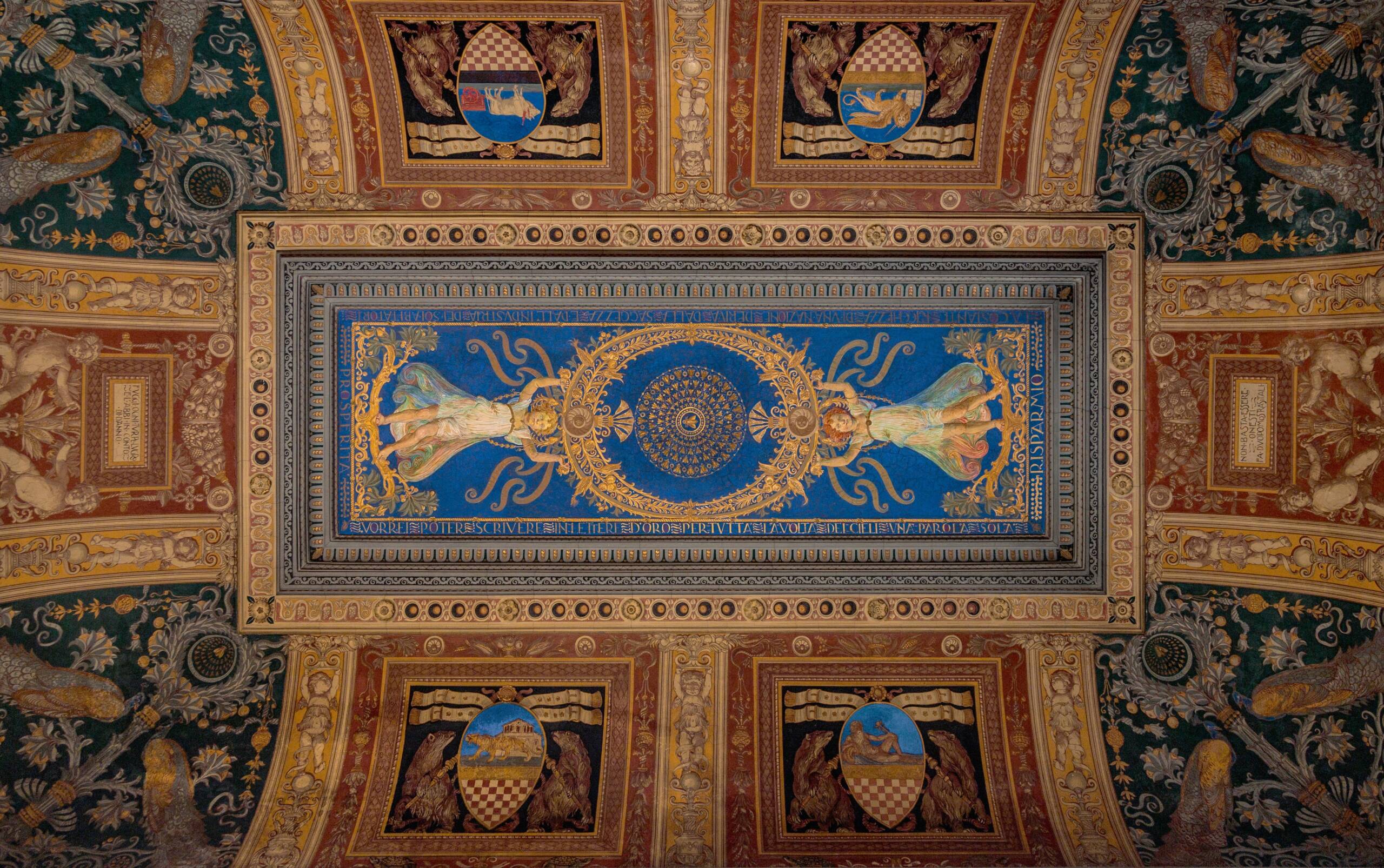 Galileo Chini, decorazione, volta dello scalone - Palazzo della Cassa di Risparmio - ph. Cristiano Coppi - Copy